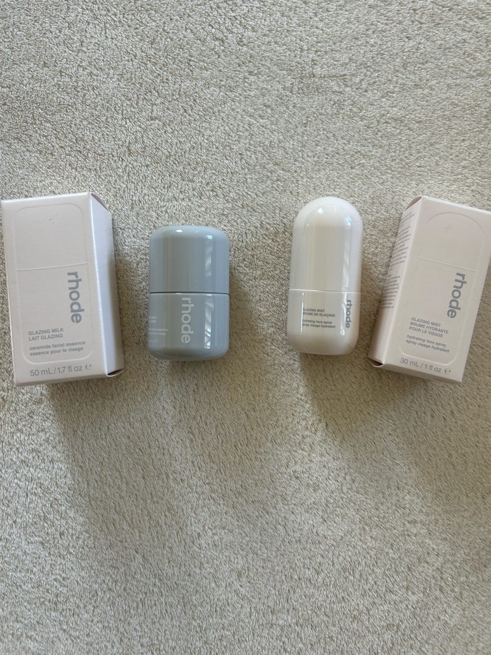 RHODE glazing milk & glazing mist duo